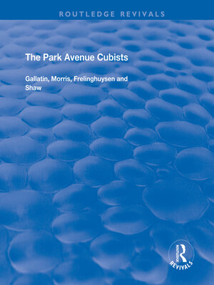 cover image of The Park Avenue Cubists